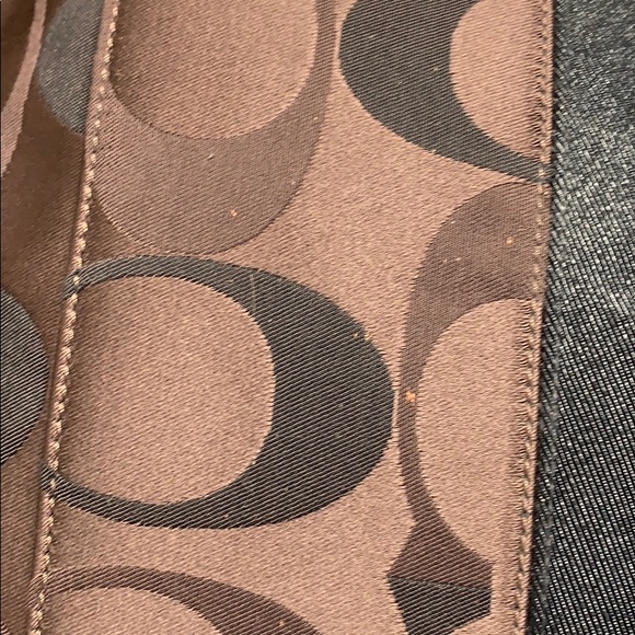 HOST PICK! Chocolate brown Coach tote - Picture 4 of 7